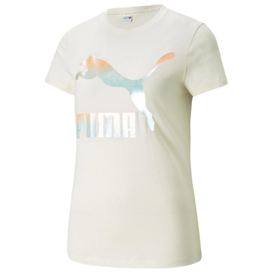 Puma Γυναικεία κοντομάνικη μπλούζα Classics Logo Tee